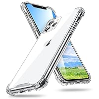 ORIbox for iPhone 11 Pro Max Case Clear,with 4 Corners Shockproof Protection,iPhone 11 Pro Max Clear Case for Women Men Girls Boys Kids,Case for iPhone 11 Pro Max Phone Clear