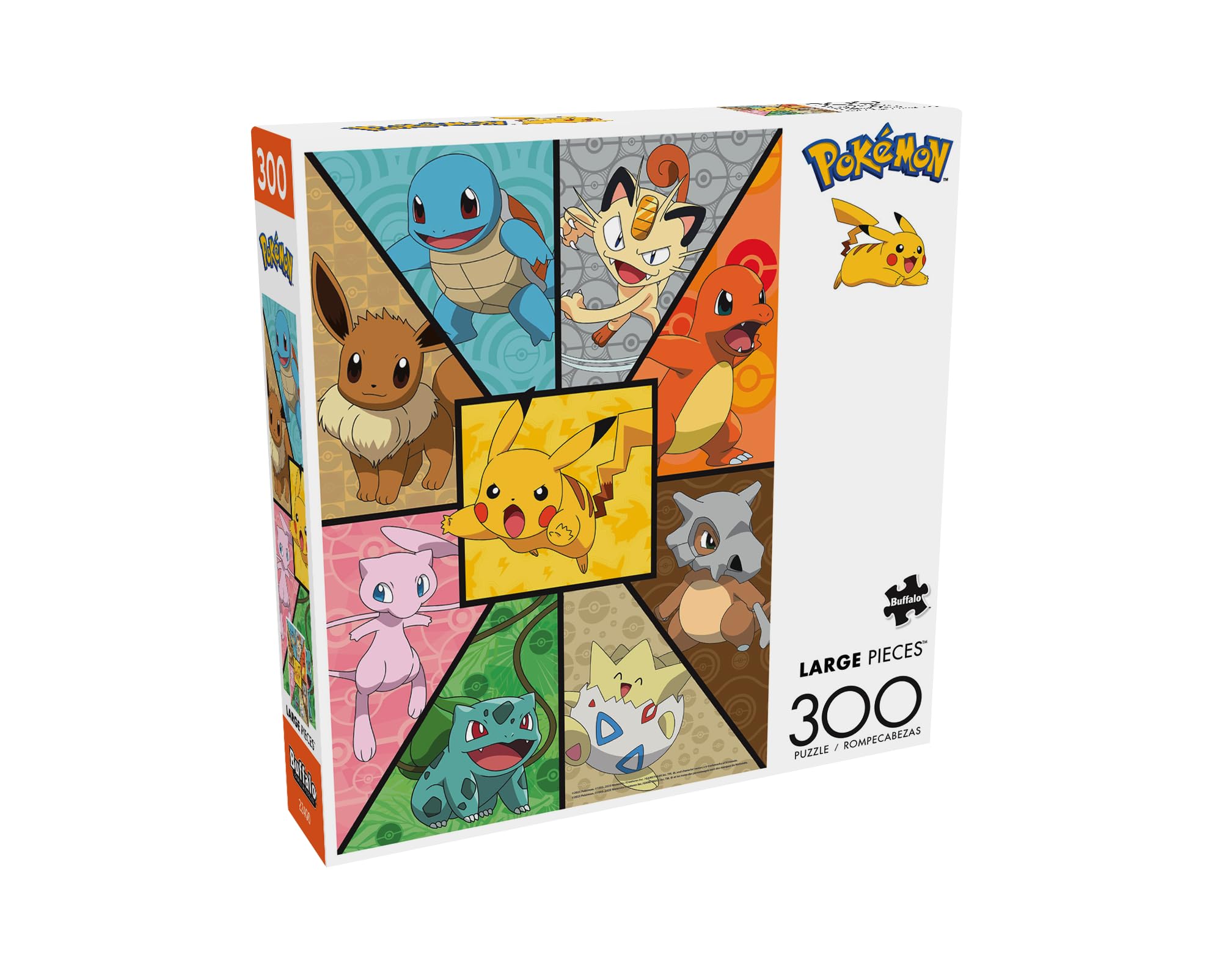 Buffalo Games - Pokemon - Kanto Companions - 300 Large Piece Jigsaw Puzzle for Adults Challenging Puzzle Perfect for Game Nights - Finished Size 21.25 x 15.00