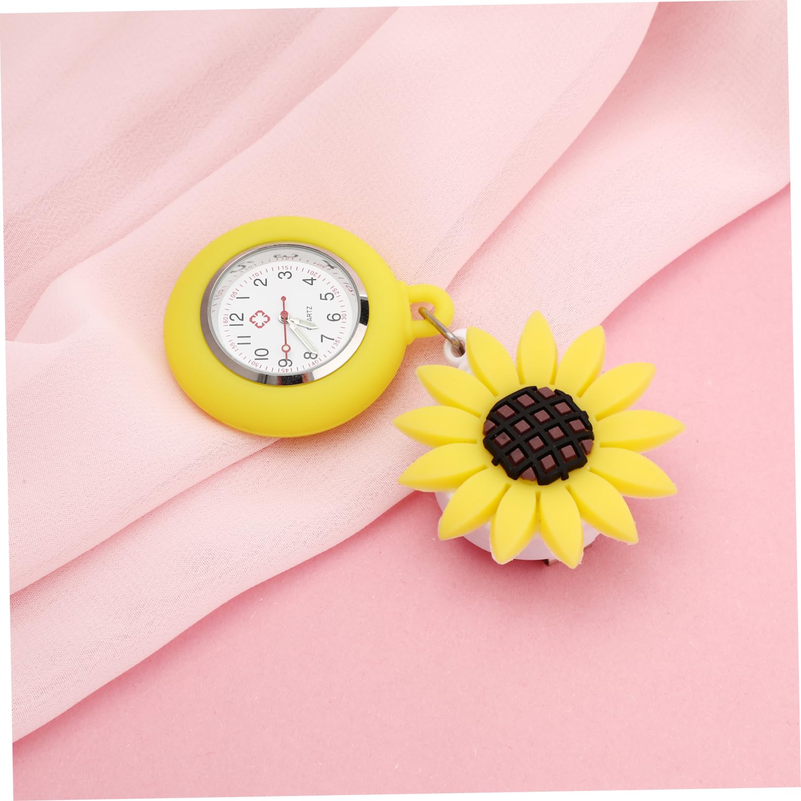BESTOYARD 2 Pcs Sunflower Form Sunflower Watch Gifts for Men Watches for Women Watch for Nurses Watch with Silicone Cover Miss Buckle Necessity Soft Silicone