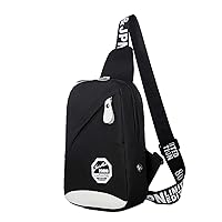 Sling Bag Small Rucksack Chest Crossbody Shoulder Sling Backpack for Men and Women