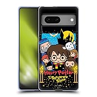 Head Case Designs Officially Licensed Harry Potter Sorcerer's Stone Deathly Hallows I Soft Gel Case Compatible with Google Pixel 7
