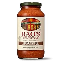 Rao's Homemade Bolognese Sauce 24 oz, Tomato Sauce, All Purpose, Keto Friendly Pasta Sauce, Premium Quality Tomatoes from Italy, Beef, Pork & Pancetta