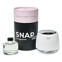 SNAP Wellness Touchless Mist Hand Sanitizer Device + Cartridge (Rooftop Garden Champagne - White Champagne Flowers, Orange Peel and Wild Berries)