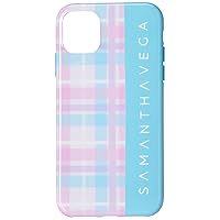 Samantha Vega Mobile Goods, Official Original Check iPhone 11 Case, Women's, Pink