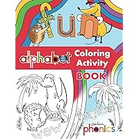 Jolie Canoli Phonics Alphabet Coloring and Activity Book: Workbook for Preschool and Kindergarten
