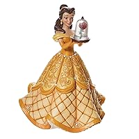 Enesco Disney Traditions by Jim Shore Beauty and The Beast Belle Deluxe Enchanted Princess Series Figurine, 15 Inch, Multicolor