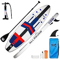 Inflatable Stand Up Paddle Boards, with SUP Paddle Board Accessories, Wide Stable Design, Non-Slip Comfort Deck for Youth & Adults