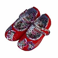 Baby Girl Butterfly Embroidered Shoes Girl's Breathable Flat Bottomed Cloth Shoes