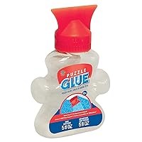 MasterPieces Accessories - Jigsaw Puzzle Piece Shaped Glue Bottle with Swivel Spreader Cap, 5-Ounce