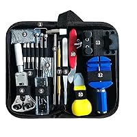 Watch repair Kit Watch repair remove 147 pcs ,Watch Band Link Removal Tool, Spring Bar Tool Set, Table remover ,Watch Back Remover Watch Replacement Tool Kit, Professional Watch Repair Tools with Carrying kit