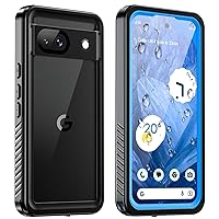 Nineasy for Google Pixel 8A Case Waterproof, Pixel 8A Phone Case [Built-in Screen & Camera Protector][Real 360°]Full Body [Military Grade Shockproof][IP68 Underwater] Rugged Case for Pixel 8A