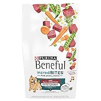 Purina Beneful IncrediBites With Farm-Raised Beef, Small Breed Dry Dog Food (Pack of 4) 3.5 lb. Bags