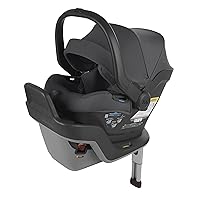 UPPAbaby Mesa Max Infant Car Seat/Base with Load Leg and Robust Infant Insert Included/Innovative Safety Features + Simple Installation/Direct Stroller Attachment/Greyson (Charcoal Mélange)