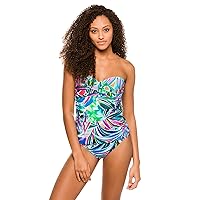 La Blanca Women's Bandeau Tankini Swimsuit Top