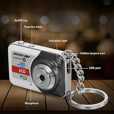 X6 Portable Ultra Mini HD Digital Camera Mini DV 32GB TF Card with Mic  camera