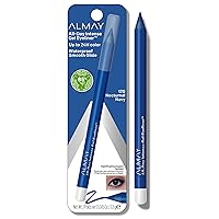 Almay All-Day Intense Gel Eyeliner, Longlasting, Waterproof, Fade-Proof Creamy High-Performing Easy-to-Sharpen Liner Pencil, 120 Nocturnal Navy, 0.045 Oz.