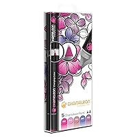Chameleon Art Products, 5-Pen, Floral Tones Set