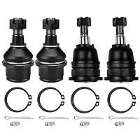 SCITOO 4pcs 2WD Front Suspension Kit Lower Upper Ball Joint Fit 2006-2008 For Dodge Ram 1500 2006-2010 For Dodge Ram 2500 Ram 3500