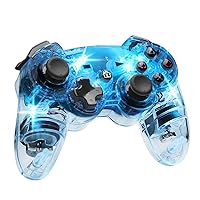 PDP Afterglow Wireless Controller, Blue - PlayStation 3