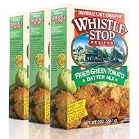 Original WhistleStop Cafe Recipes | Fried Green Tomato Batter Mix | 9-oz | Case of 3