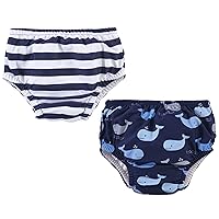 Hudson Baby Unisex Baby Swim Diapers, Whales, 5 Toddler