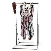 Animated Tumbling Clown Doll Halloween Animatronic Circus Carnival Prop
