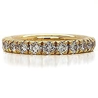 Diamond Designs Yellow 18 Karat Gold Wedding Band Size 6.5 *