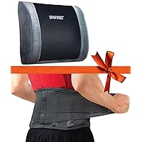 Sparthos Back Support Belt [Size XXL] x Lumbar Support Pillow