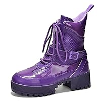 Cape Robbin Hot Rod Women's Combat Boots - Ankle Boots for Women - Women's Chunky Platform Boots- Womens High Tops Boots- Lace-up Women Booties