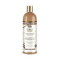 African Pride Moisture Miracle Honey, Chocolate & Coconut Oil Conditioner - Helps Repair & Replenish Moisture to Natural Coils & Curls, Nourishes & Restores, Sulfate Free, Color Safe. 16oz.