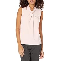 Tommy Hilfiger Women's Knot Neck Sleeveless Knit-Tops