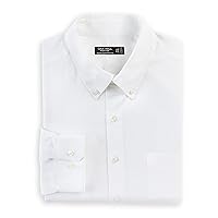 Oak Hill Premium by DXL Men's Big and Tall Pinpoint Dress Shirt