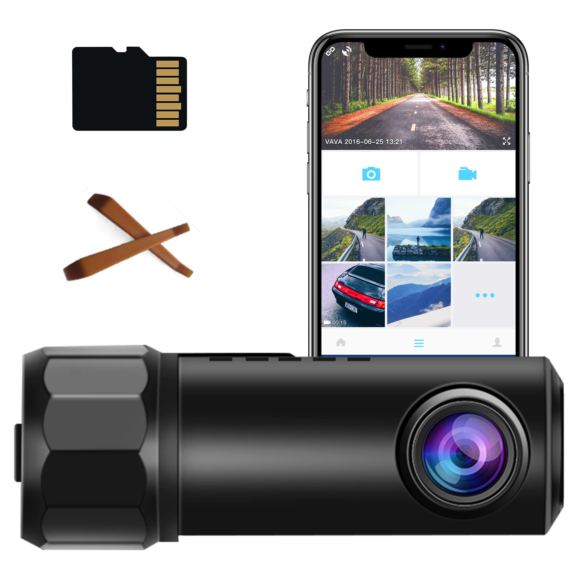 Auto Dashcam Vorne Hinten Kamera,1080P Auto Kamera Nachtsicht Dash