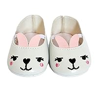 Bunny Rabbit Shoes Fits 18 Inch Dolls
