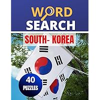 South -korea Word Search: Large print challenging activity book puzzles for Adults Men, Women and seniors et Teens with soulitions.