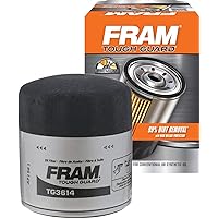 FRAM Tough Guard Replacement Oil Filter TG3614, Designed for Interval Full-Flow Changes Lasting Up to 15K Miles