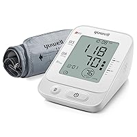 yuwell Blood Pressure Monitor, Extra Large Upper Arm Cuff, Digital BP Machine for Home Use & Pulse Rate Monitoring Meter, Automatic, Large Display, Voice Broadcasting with Power Adapter and Batteries