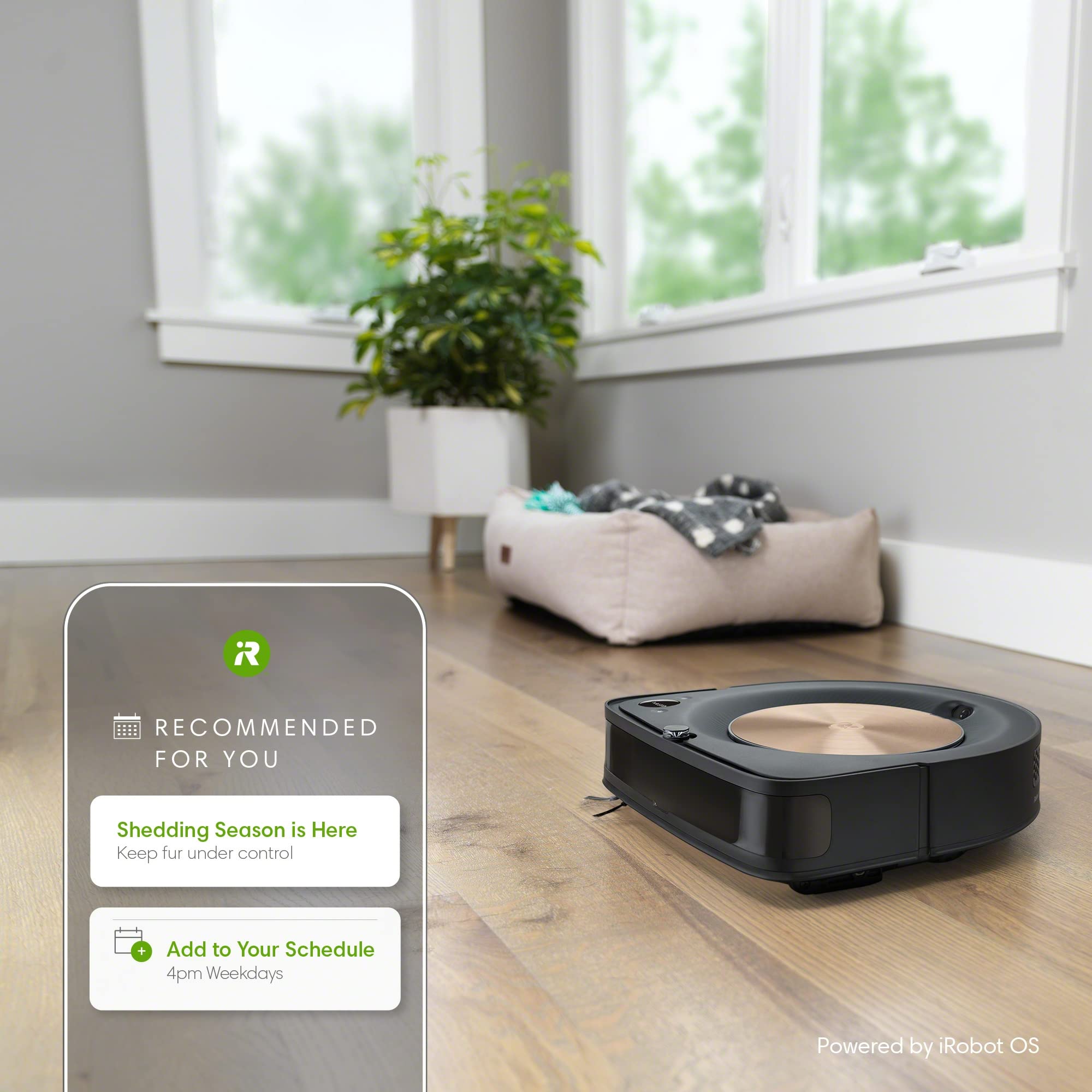 iRobot Roomba s9+ (9550) Self Emptying Robot Vacuum - Empties Itself for up to 60 Days, Detects & Cleans Around Objects in Your Home, Smart Mapping, Powerful Suction, Corner & Edge Cleaning
