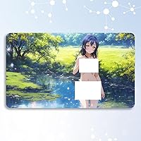 N&S Love Master Card Game Play Mat Love Live Umi Sonoda Play Mat Large Mouse Pad with Storage Case Card Game No Card Frame (23.6 x 13.8 x 0.08 inches (60 x 35 x 0.2 cm)
