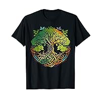 Celtic knot tree life or Gaelic knotwork art Oak of life T-Shirt