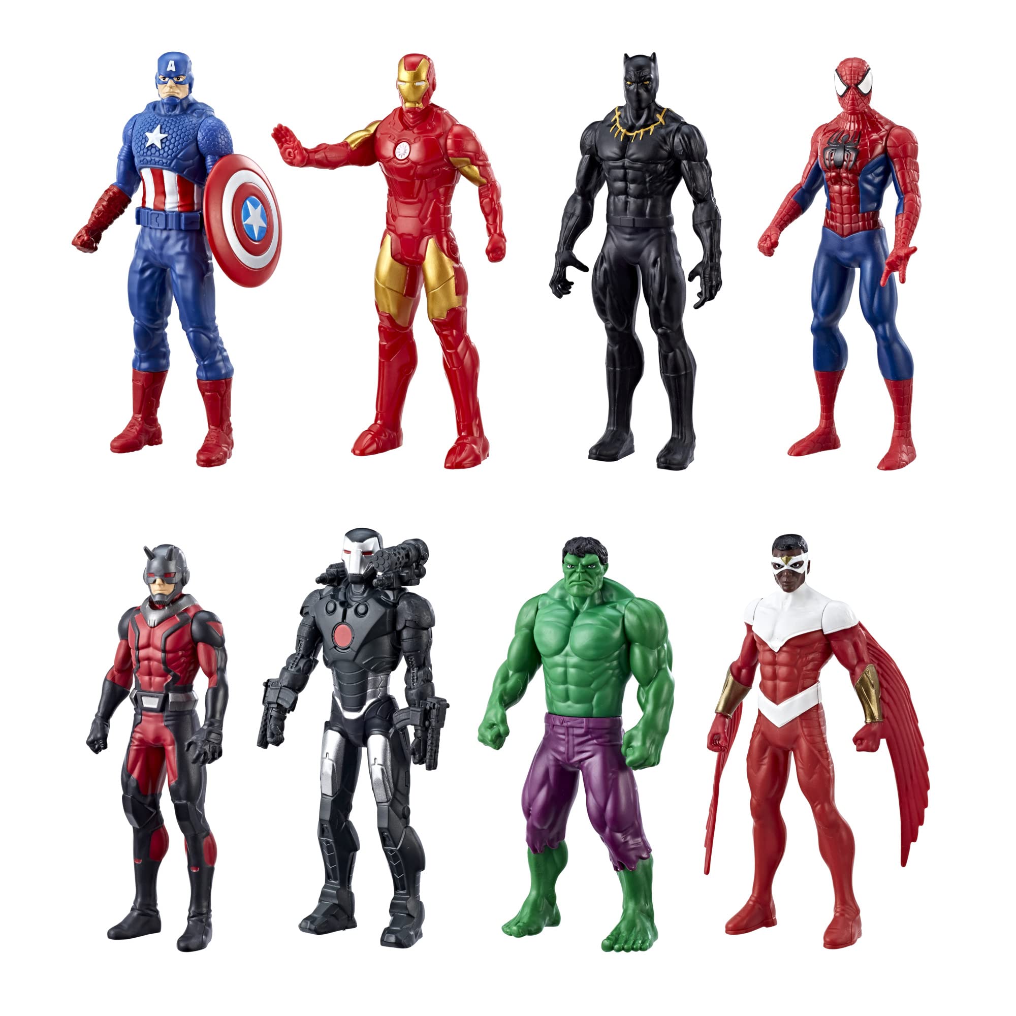 Marvel Avengers Ultimate Protectors Pack, 6-Inch-Scale, 8 Action Figures with Accessories, Super Hero Toys, Toys for Boys and Girls Ages 4 and Up