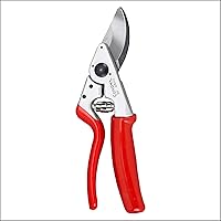 Corona BP 4840 Forged Steel Blade Lightweight Aluminum Rolling Handles Bypass Hand Pruner-1 Inch Cut Capacity Stem and Branch Garden Shears, 1 in, Red