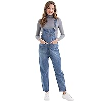 Women's Denim Jeans Overalls Casual Baggy Jumpsuits Bib Pants Plus Size