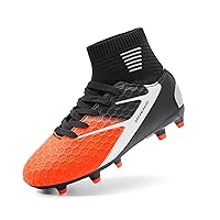 DREAM PAIRS Boys Girls Soccer Football Cleats Shoes(Toddler/Little Kid/Big Kid)
