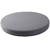 HealthSmart 360 Degree Swivel Seat Cushion, Chair Assist for Elderly, Swivel Seat Cushion for Car, Twisting Disc, Gray, 15 Inches in Diameter (Pack of 6)