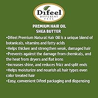 Difeel Premium Natural Hair Oil - Shea Butter 2.5 ounce (3-Pack)