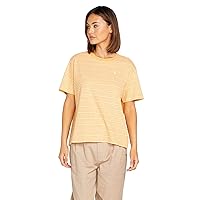 Volcom Women's Party Pack Short Sleeve Striped Tee