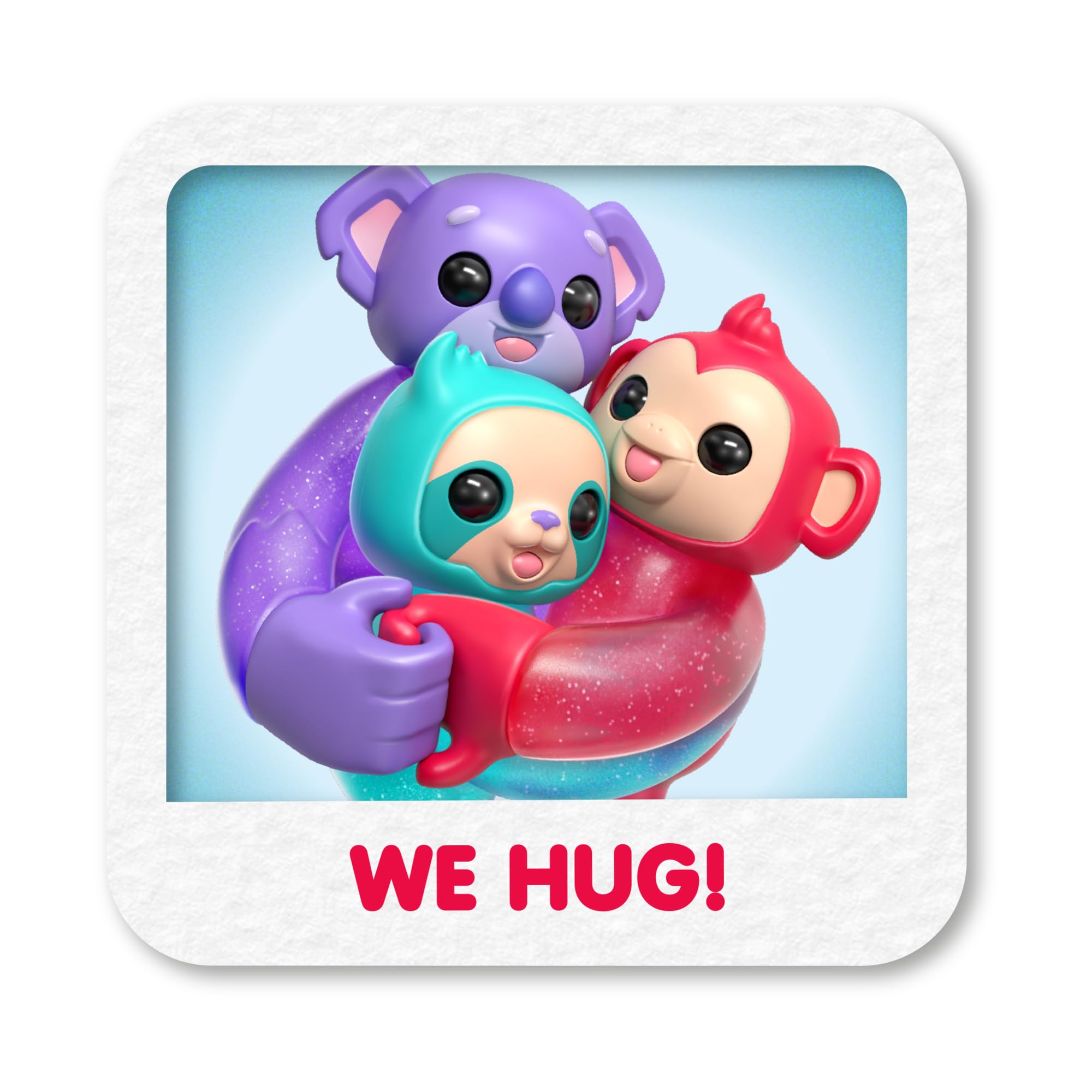 Little Live Pets Hug n' Hang Zoogooz - Mookie Monkey. an Interactive Electronic Squishy Stretchy Toy Pet with 70+ Sounds & Reactions. Stretch, Squish & Link Their Hands