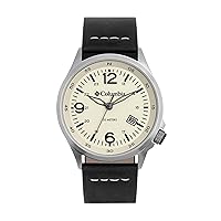 Columbia Timings Canyon Ridge Chalk 3 Hand Dial with Black Leather Strap