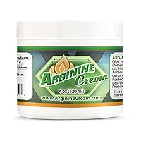 Arginine Cream - 4 oz - L-Arginine Nitric Oxide Support Supplement for Men & Women - Unscented
